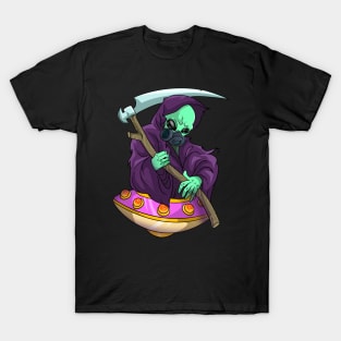 Grim Reaper Alien Skull of Death T-Shirt